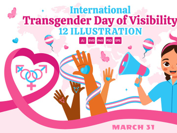 12 International Transgender Day of Visibility Illustration preview picture