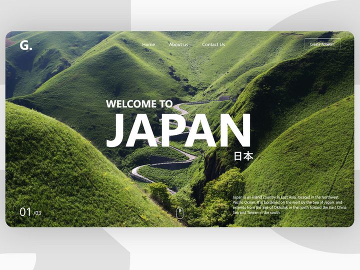 Travel Website Landing Page