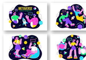 10 Metaverse Social Hangouts Illustration