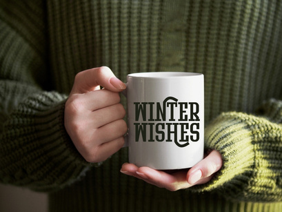 Mountain Christmas - Modern Slab Serif