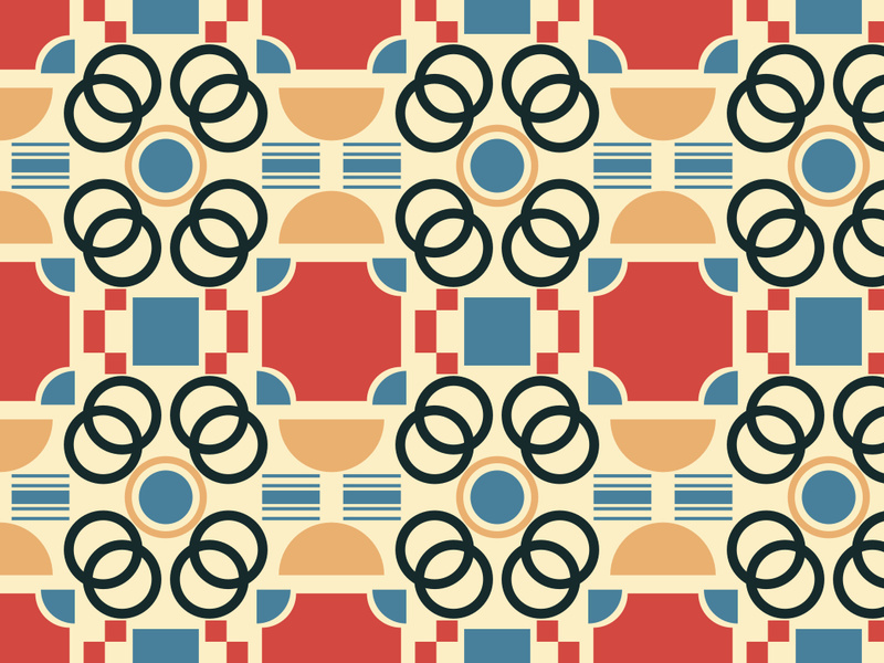 Seamless geometric pattern