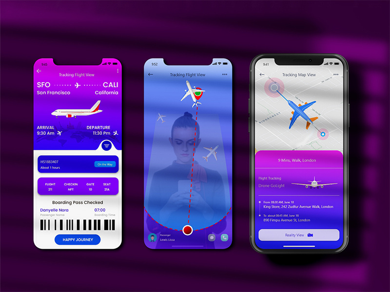 Flight Tracker App UI Kit