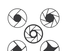 Camera vector icon illustration design template