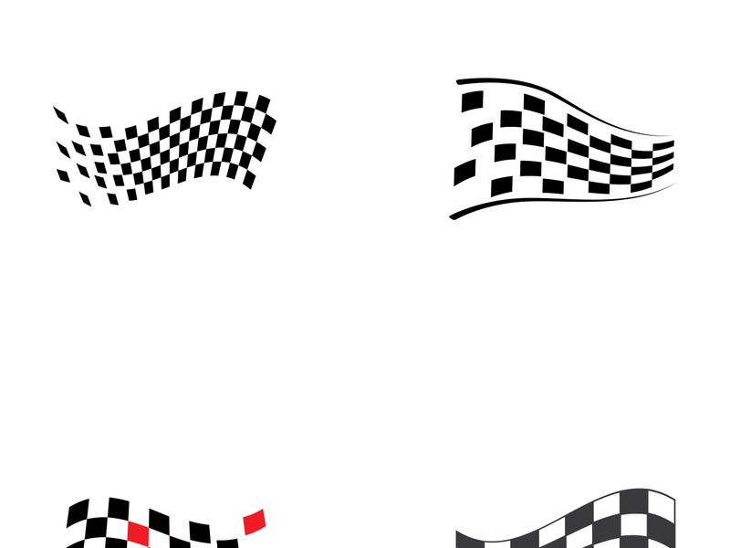 Race flag logo