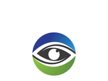 Eye vector logo design image template