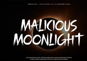 Bonechiller - Brush Font