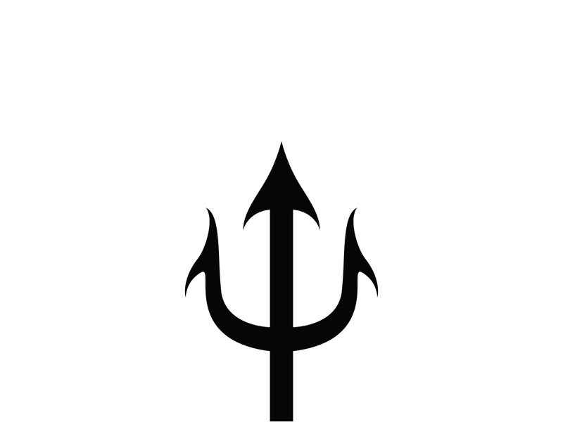 Trident Logo Template vector icon illustration design