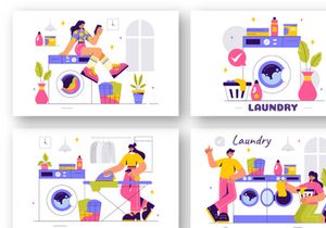 9 Laundry Room Illustration