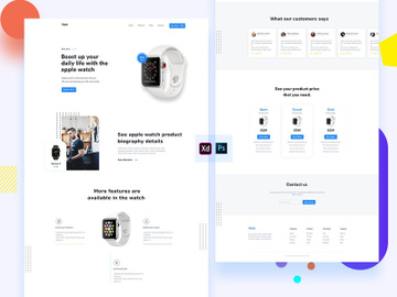 Apple Watch Landing Page preview picture