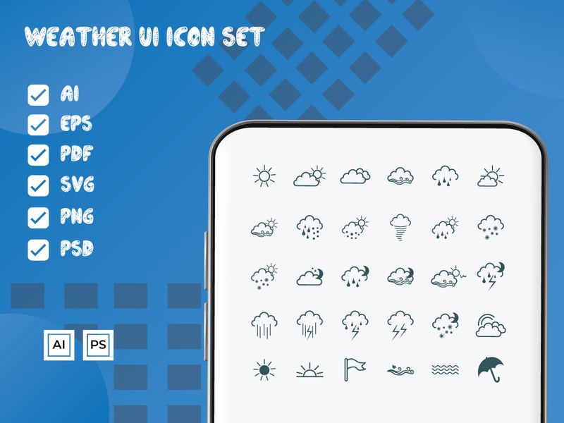 Weather UI Icon Pack