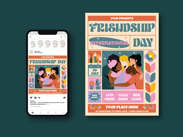 Friendship Day Flyer
