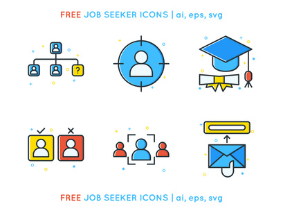 Free Job Seeker Icons