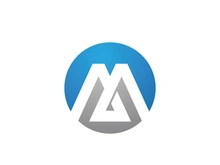 M Letter illustration icon Logo Template