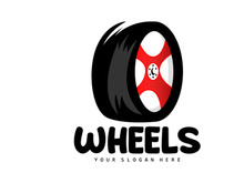 Tire Wheel Logo, Automotive Design