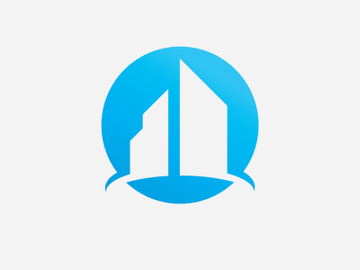 Buildings real estate logo vector preview picture
