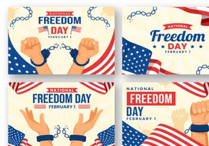 16 National Freedom Day Illustration