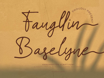 Faugllin Balseyn | Handwritten Font