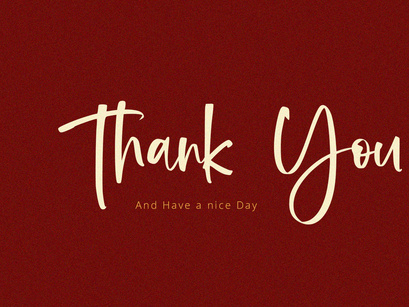 Glade - Handwritten Font