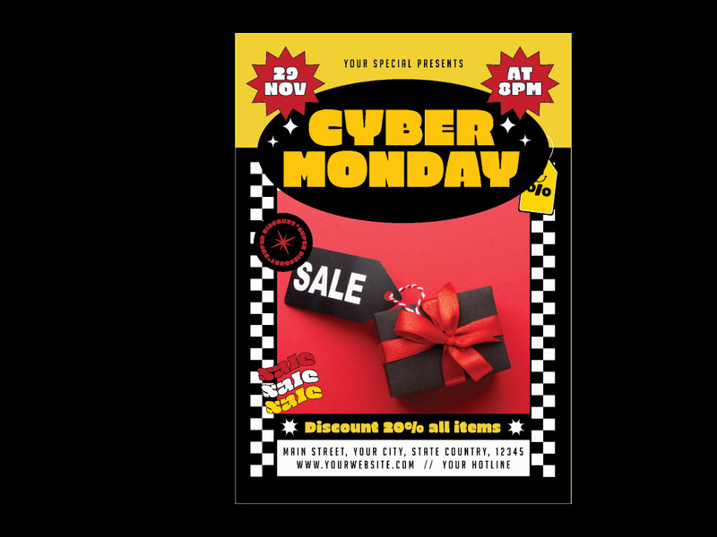 Cyber Monday Flyer