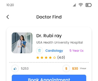 Doctor Booking Mobile  App