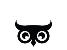 Owl logo icon design animal and simple business abstract vector