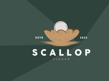 Seashell Logo, Inspirational Scallop Design