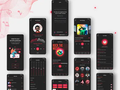 Music Beatser App Ui Kit v1.0