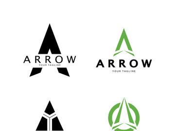 Arrow vector illustration icon Logo Template design preview picture