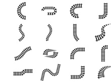 Train way logo symbol template