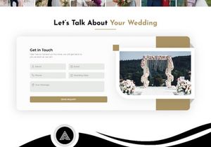Wedding Videographer Website UI Kit