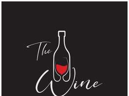 Wine logo with wine glasses and bottles.for night clubs,bars,cafe and wine shops. preview picture