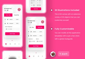 Flight Booking Ticket App Design