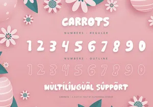 Carrots - Display Font