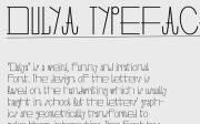 Dulya – Free font