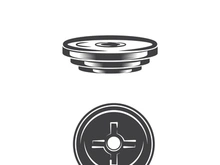 Gym Badge icon Fitness Logo Design