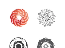 vortex vector illustration icon logo template design