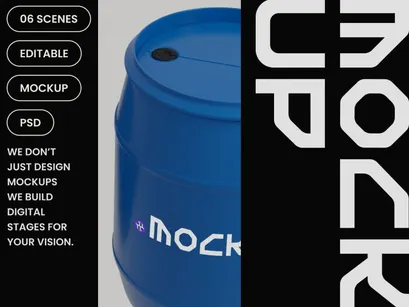 Diesel Fuel Can Mockup