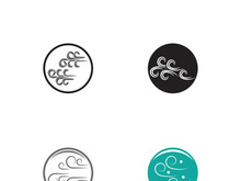 Wind icon vector illustration design template