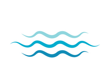 Water wave vector icon illustration preview picture