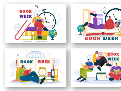 9 Book Week Events Illustration