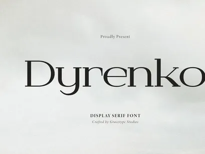 Dyrenko | Display Serif Font