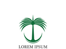 Date tree icon vector illustration logo template