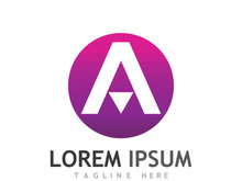 modern and creative initial letter A logo.