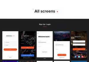 Mocha Mobile UI Kit