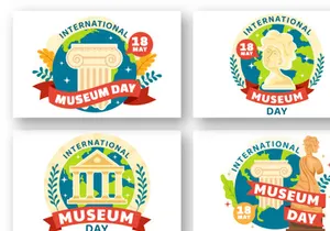 12 International Museum Day Illustration