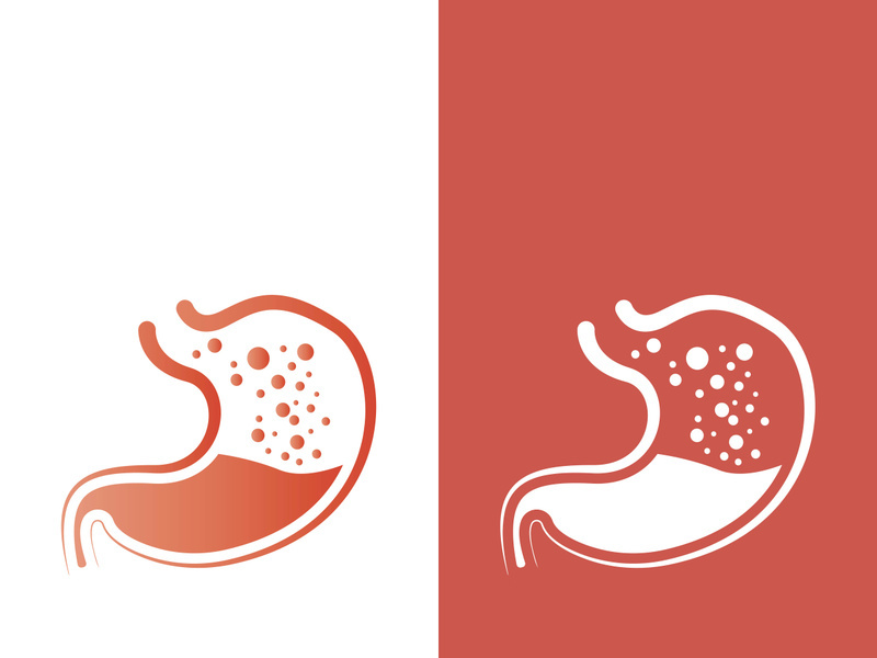 stomach care icon design concept vector illustration