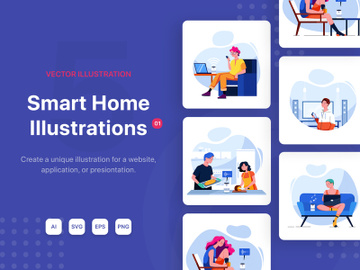 M81_Smart Home Illustrations_v1 preview picture