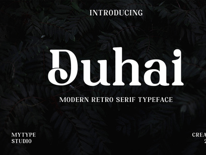 Duhai - Serif Font