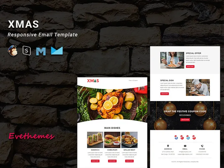 X-MAS - 3 - Christmas Responsive Email Templates