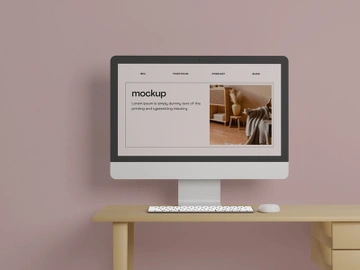 Free Imac Mockup preview picture